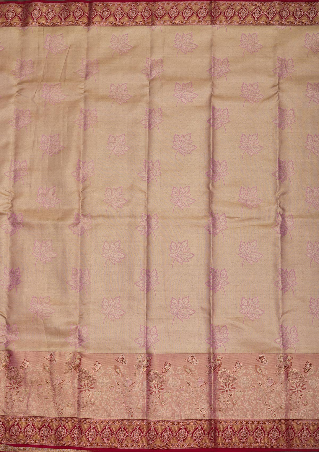 Pink Zariwork Pure Silk Saree