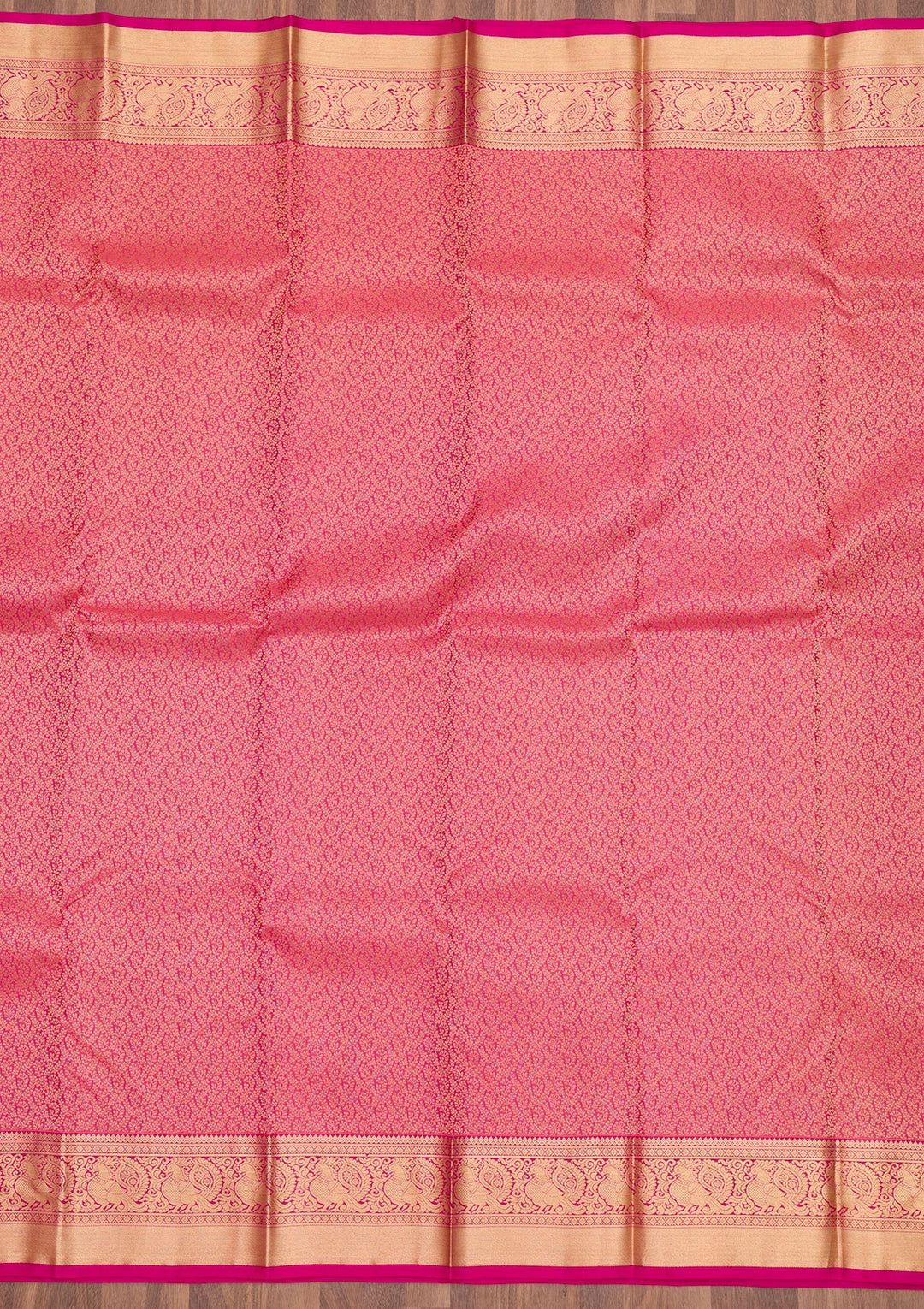 Pink Zariwork Pure Silk Saree