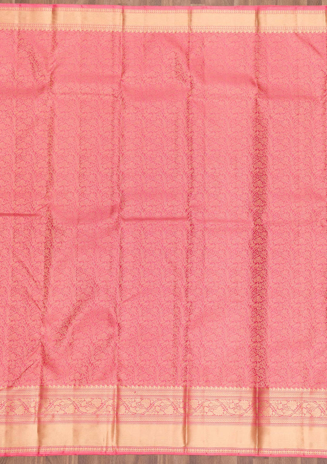 Pink Zariwork Kanjivaram Pure Silk Saree