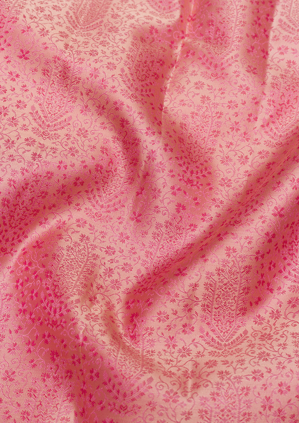 Pink Zariwork Pure Silk Saree-Koskii