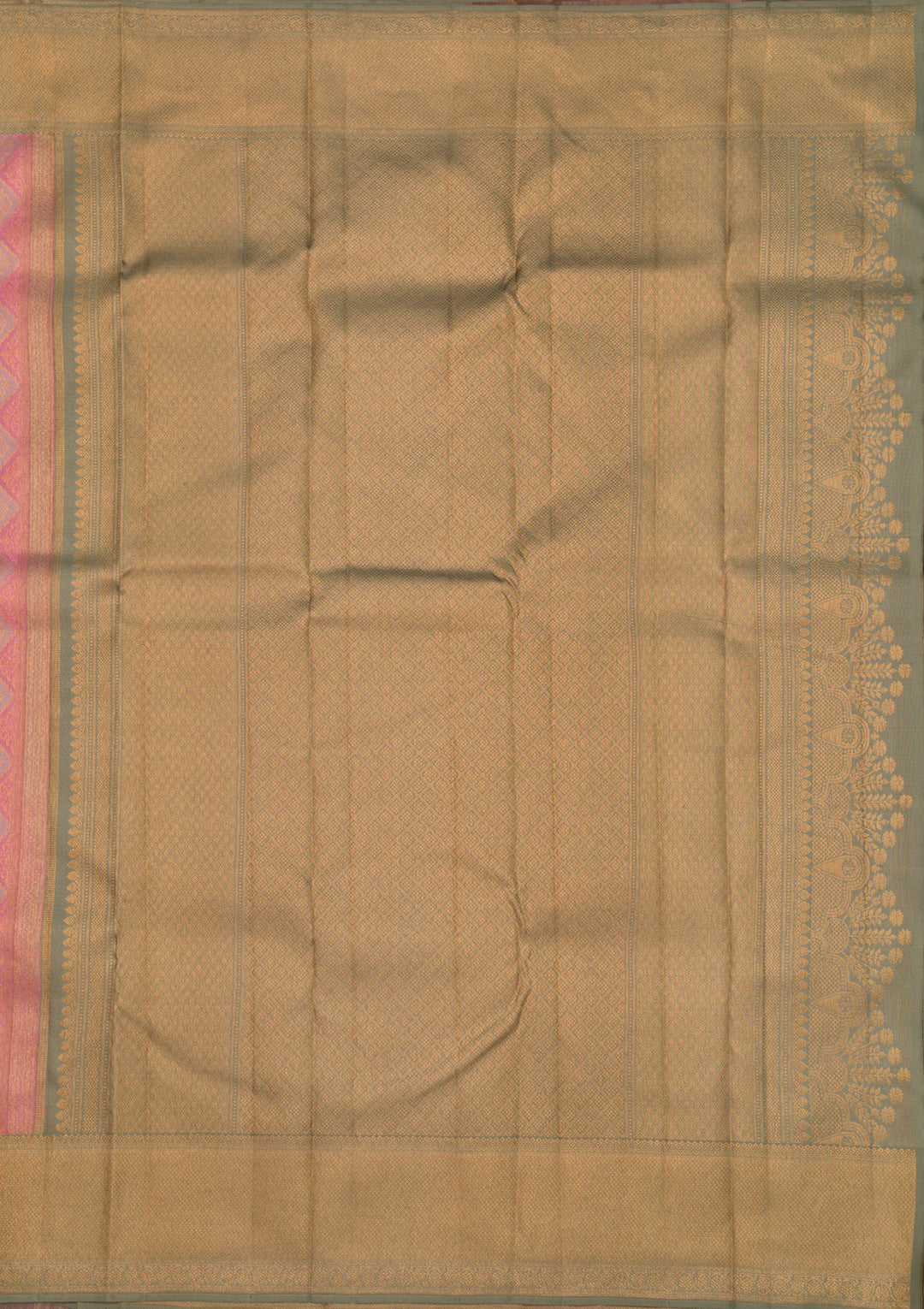 Pink Zariwork Pure Silk Saree