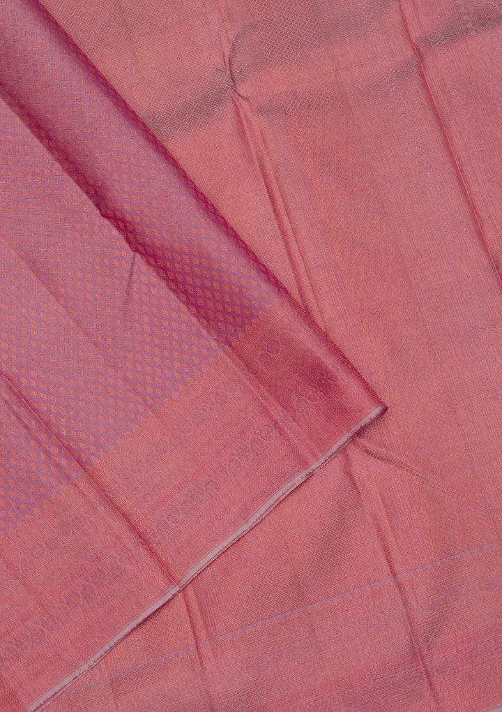 Pink Zariwork Pure Silk Saree