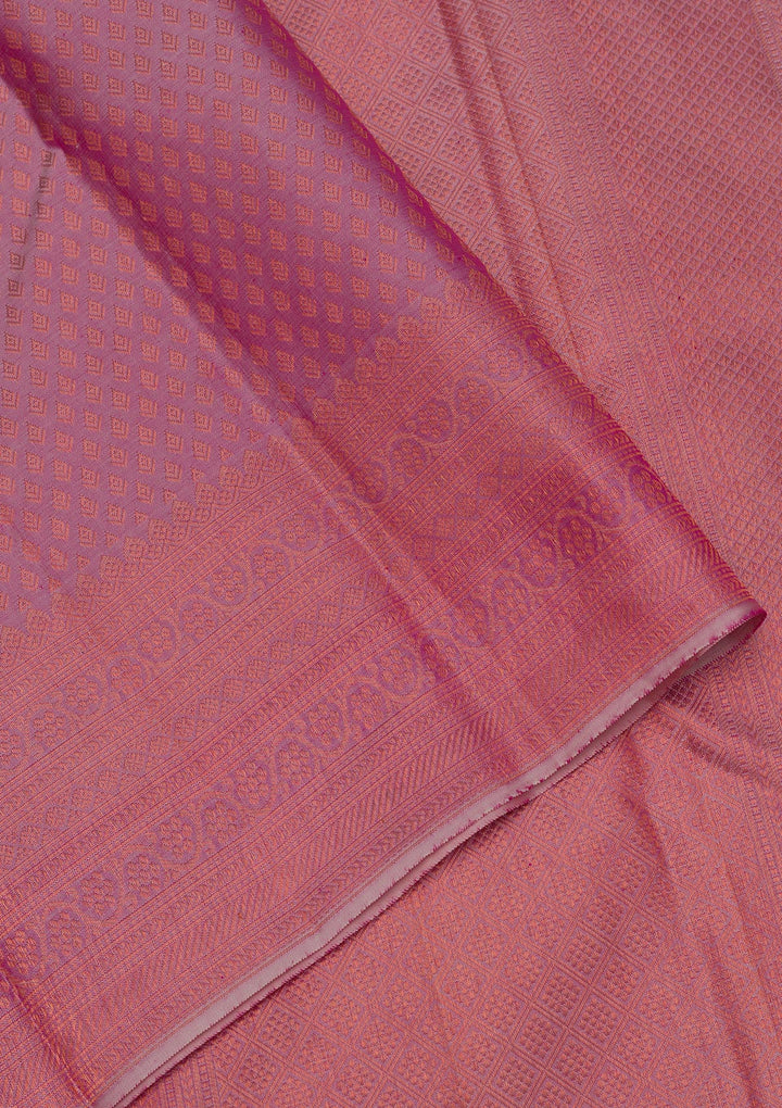 Pink Zariwork Pure Silk Saree