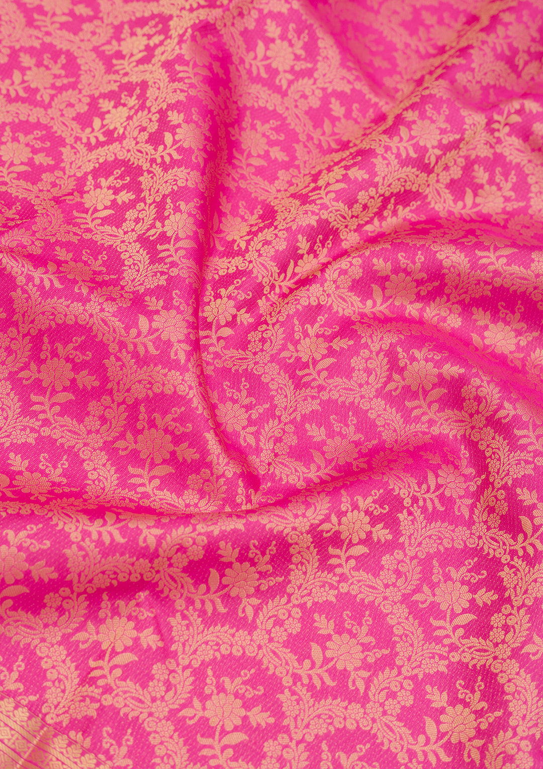 Pink Zariwork Pure Silk Saree