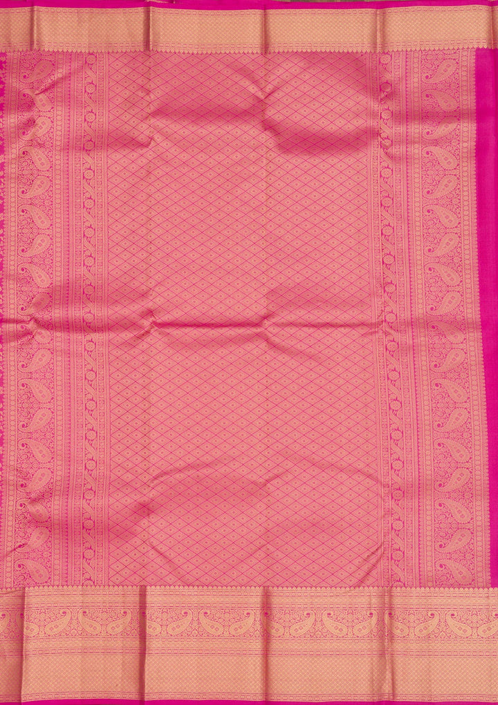 Pink Zariwork Pure Silk Saree