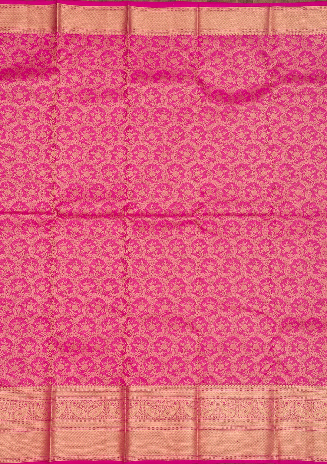 Pink Zariwork Pure Silk Saree
