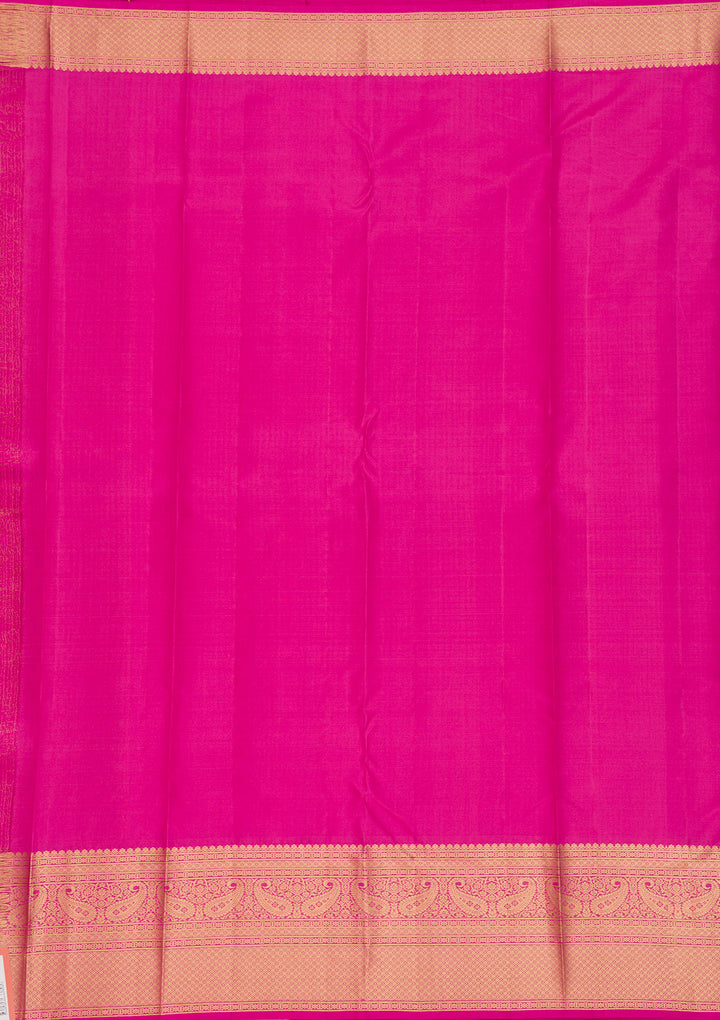 Pink Zariwork Pure Silk Saree