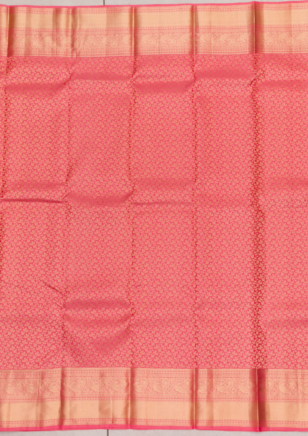 Pink Zariwork Kanjivaram Pure Silk Saree