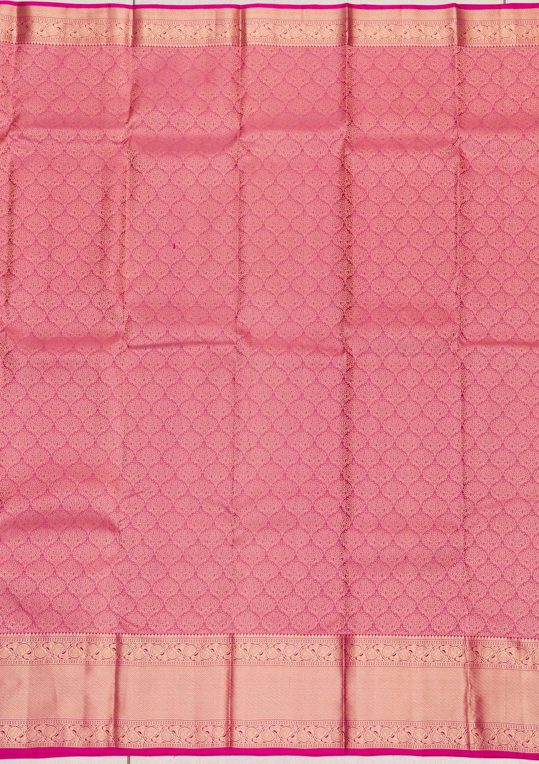 Pink Zariwork Kanjivaram Pure Silk Saree