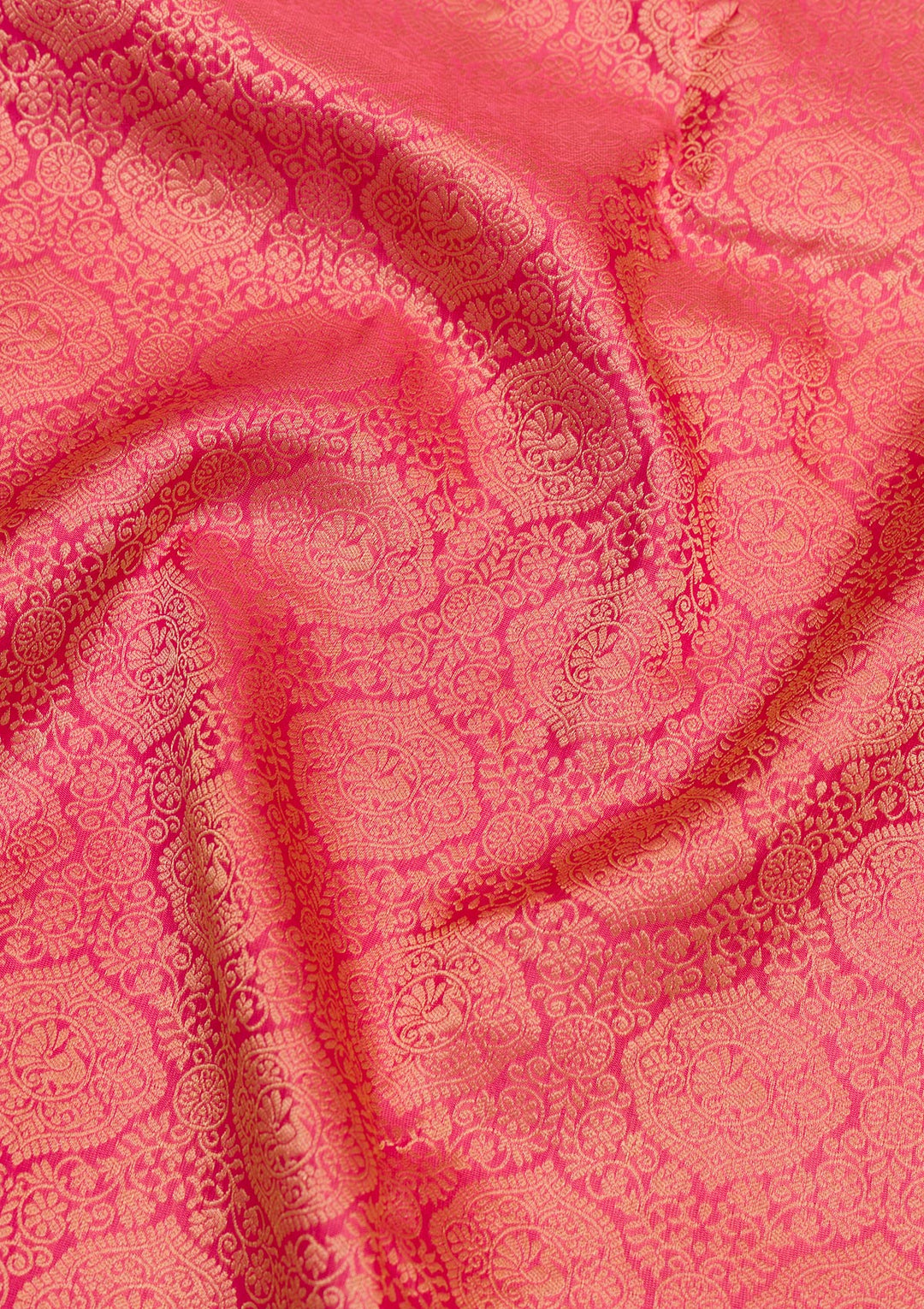 Pink Zariwork Kanjivaram Pure Silk Saree