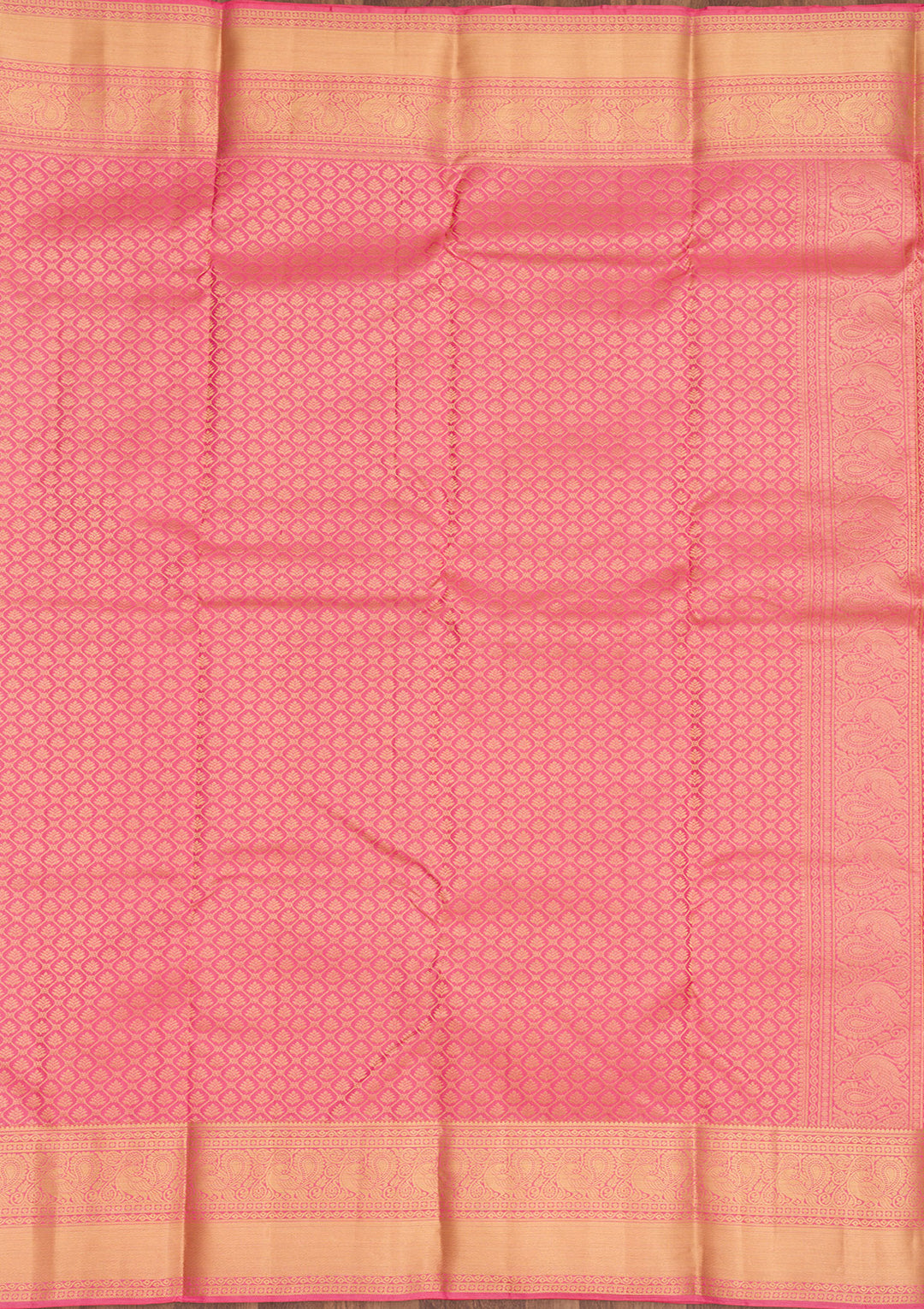 Pink Zariwork Pure Silk Saree