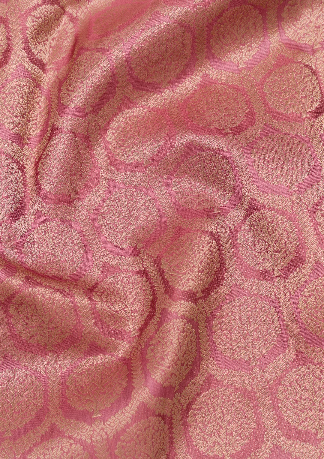 Pink Zariwork Banarasi Pure Silk Saree