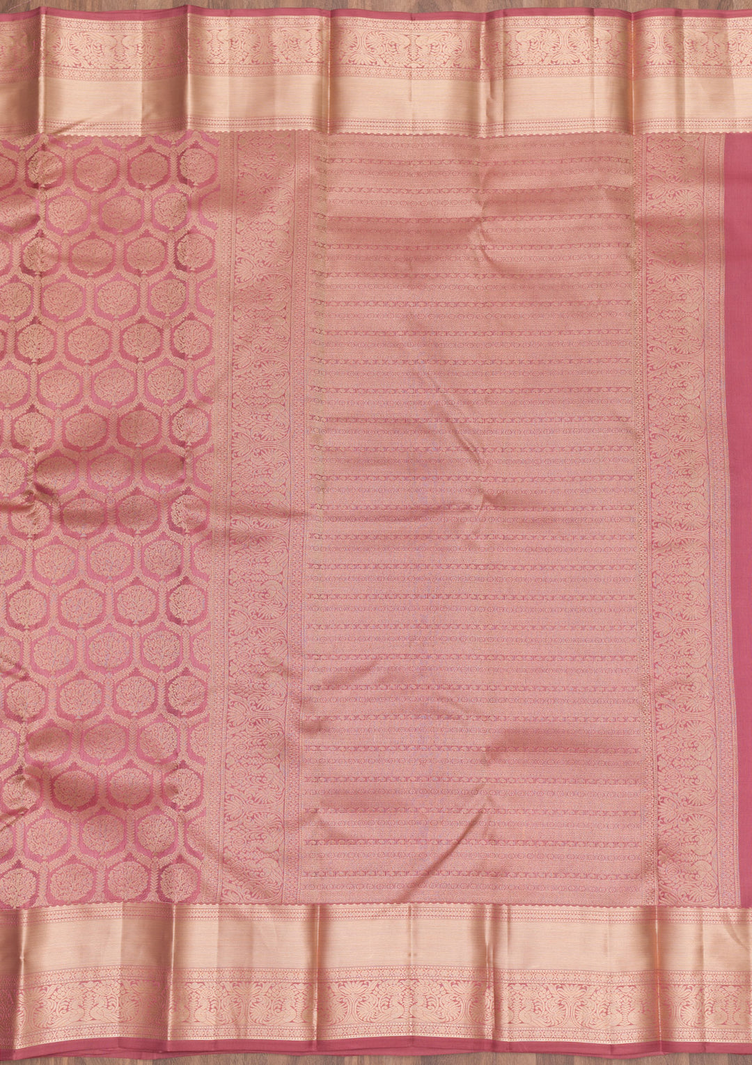 Pink Zariwork Banarasi Pure Silk Saree