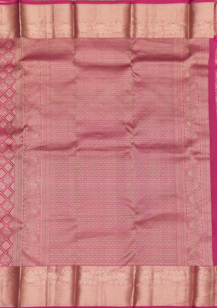 Pink Zariwork Pure Silk Saree