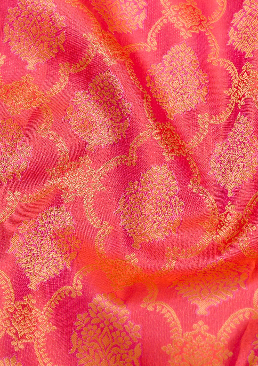 Pink Zariwork Pure Silk Saree-Koskii