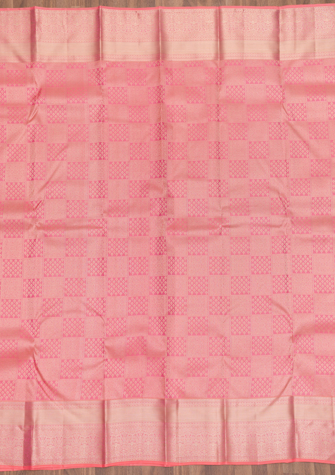 Pink Zariwork Kanjivaram Pure Silk Saree