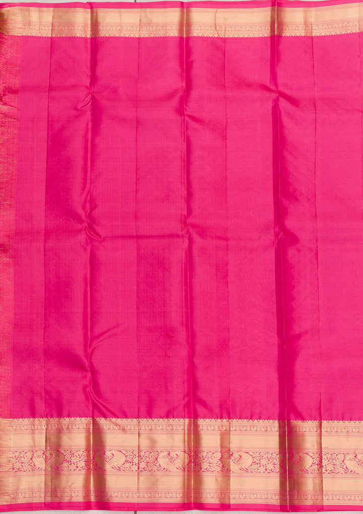 Pink Zariwork Banarasi Pure Silk Saree