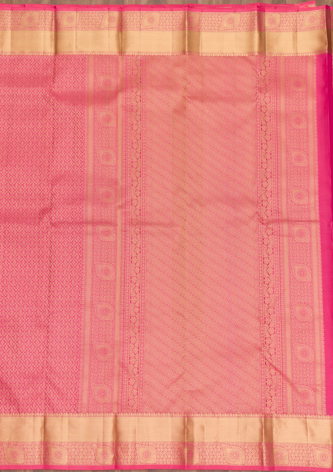 Pink Zariwork Pure Silk Saree