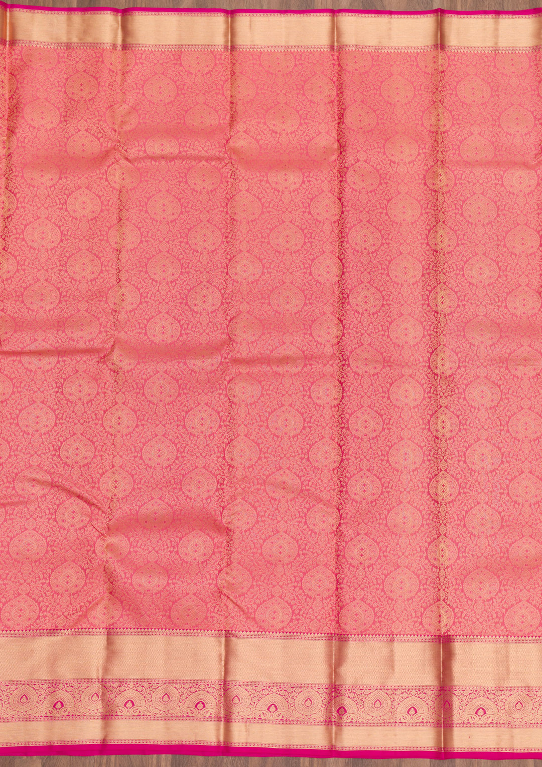 Pink Zariwork Pure Silk Saree