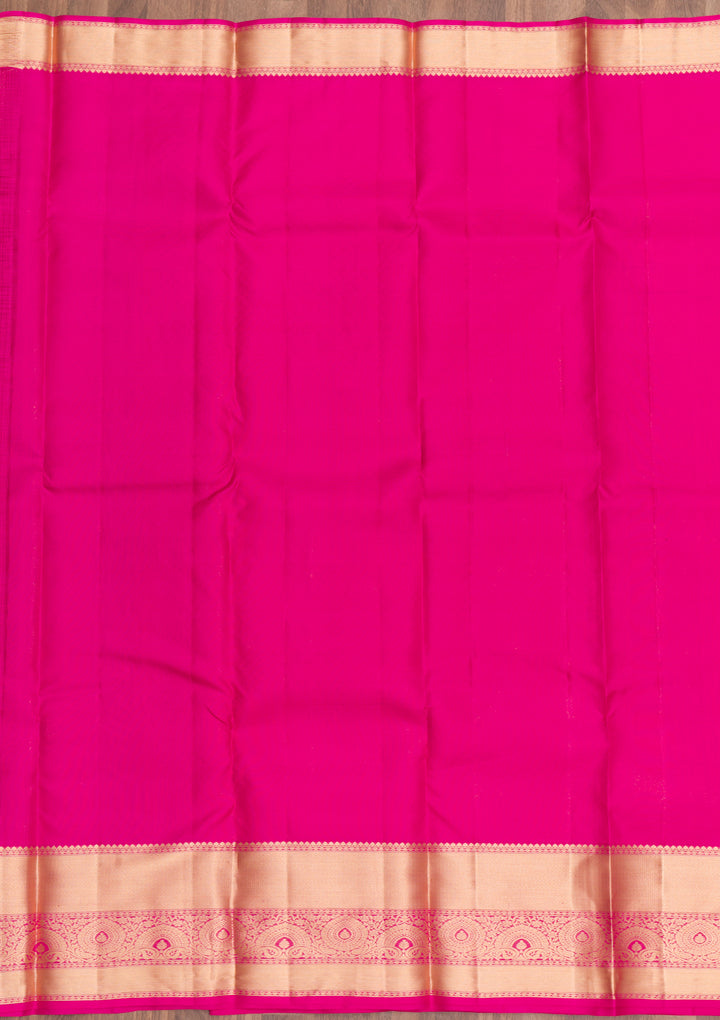 Pink Zariwork Pure Silk Saree