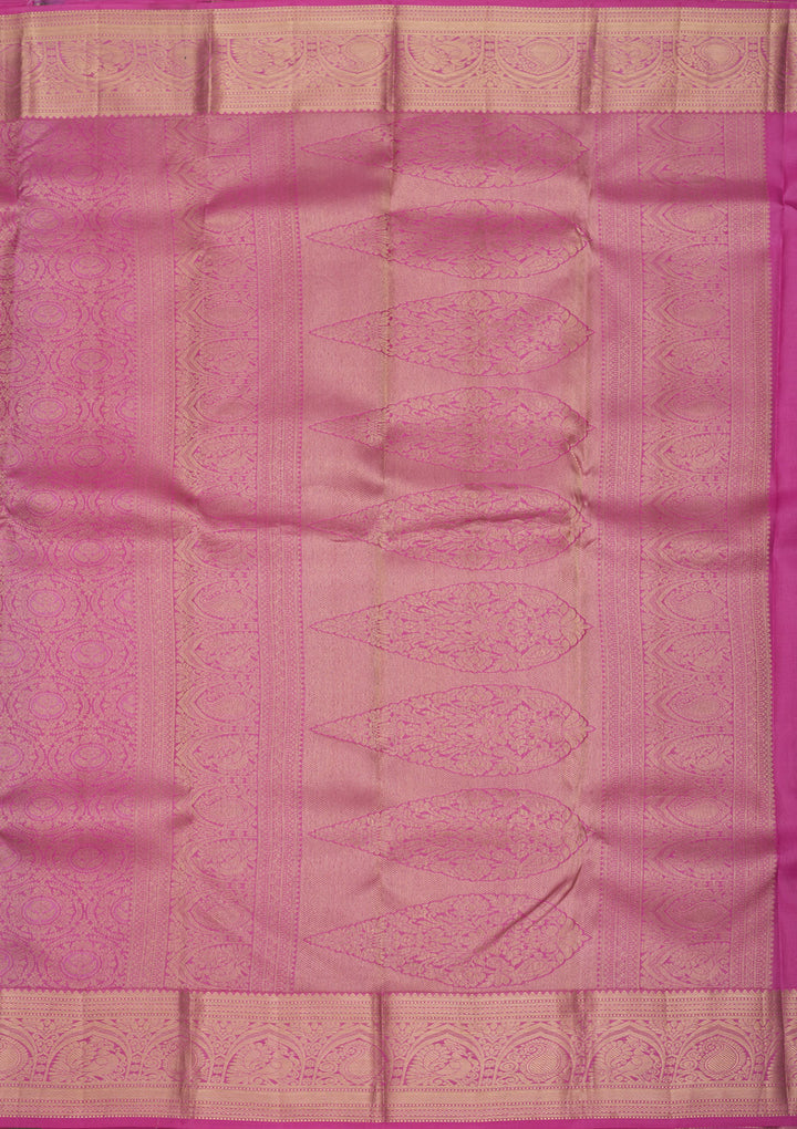 Pink Zariwork Pure Silk Saree