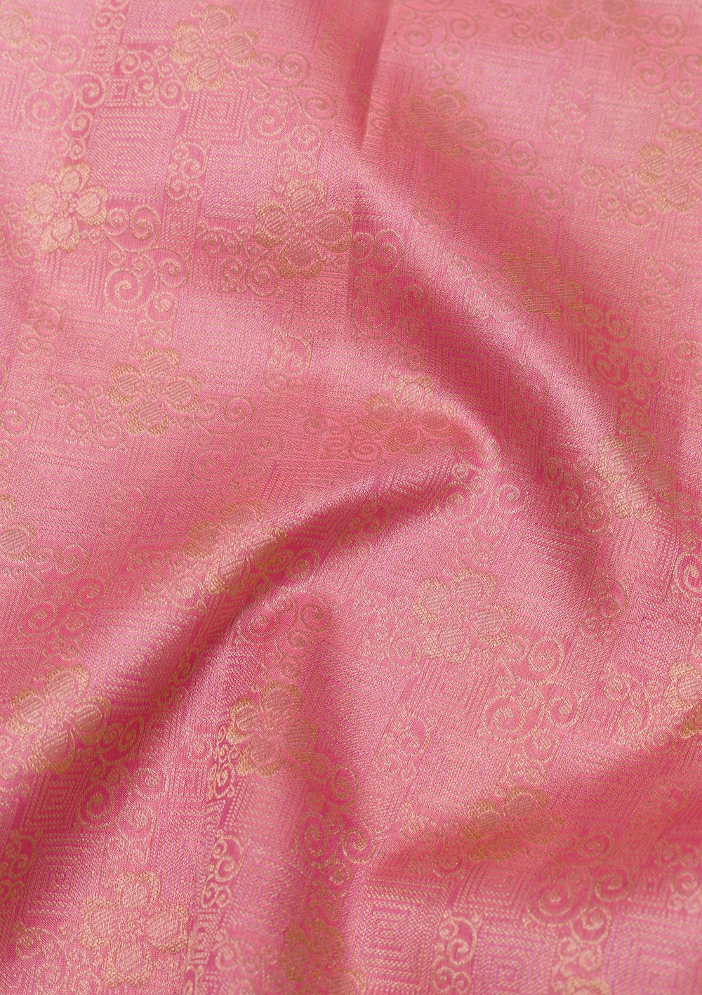 Pink Zariwork Pure Silk Saree-Koskii