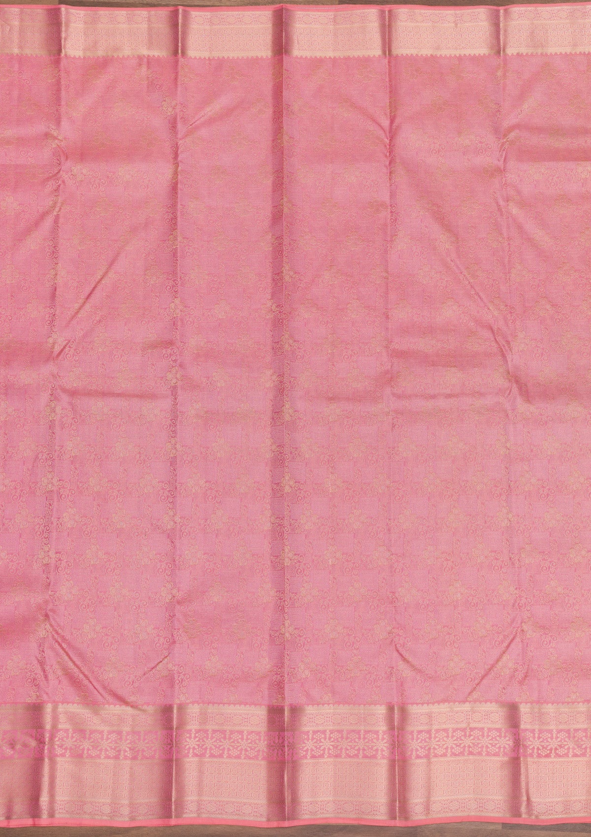 Pink Zariwork Pure Silk Saree-Koskii