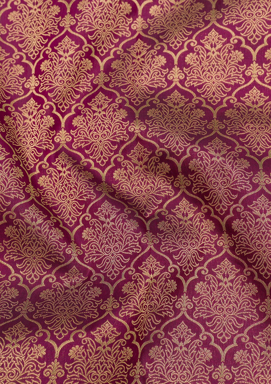 Purple Zariwork Pure Silk Saree