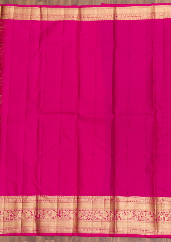Purple Zariwork Pure Silk Saree