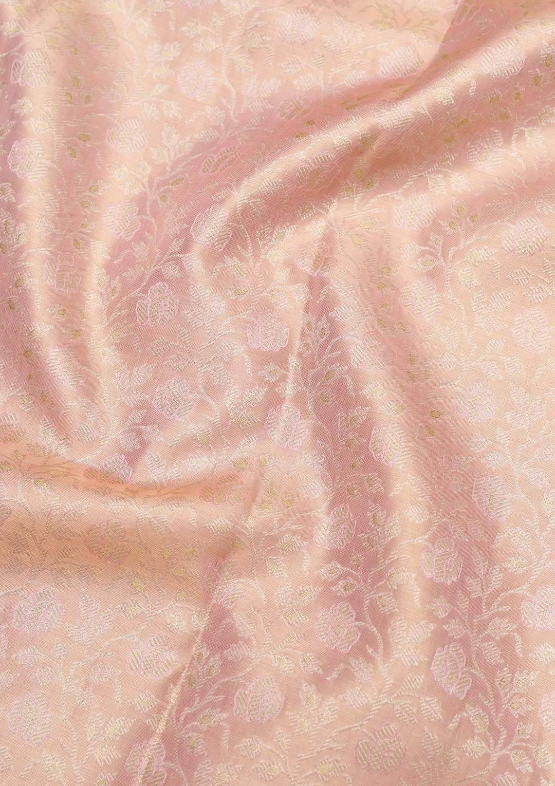 Pink Zariwork Pure Silk Saree