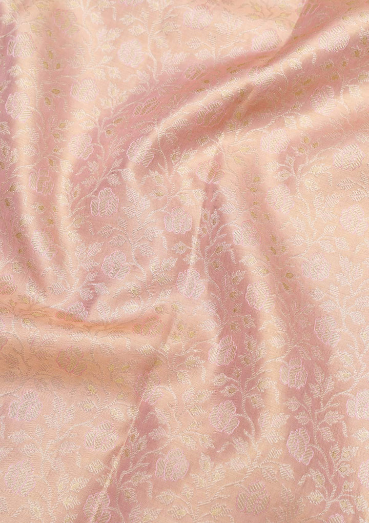Pink Zariwork Pure Silk Saree