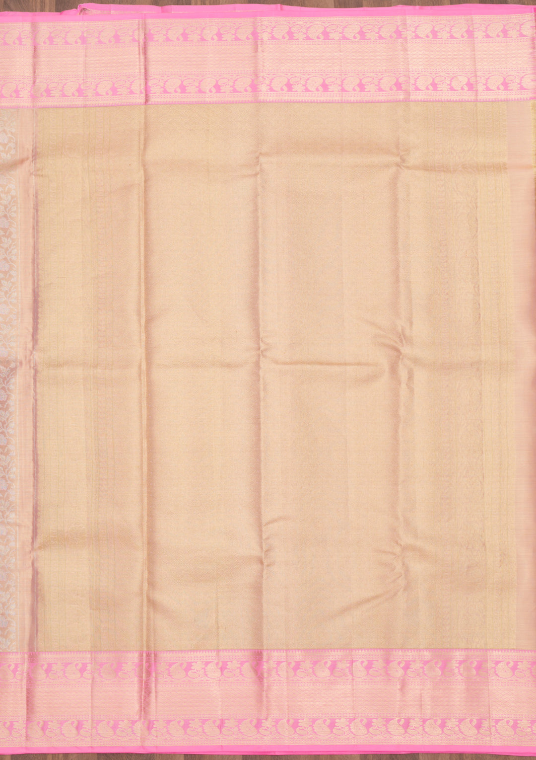 Pink Zariwork Pure Silk Saree