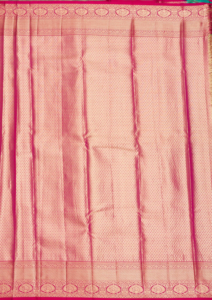 Pink Zariwork Pure Silk Saree