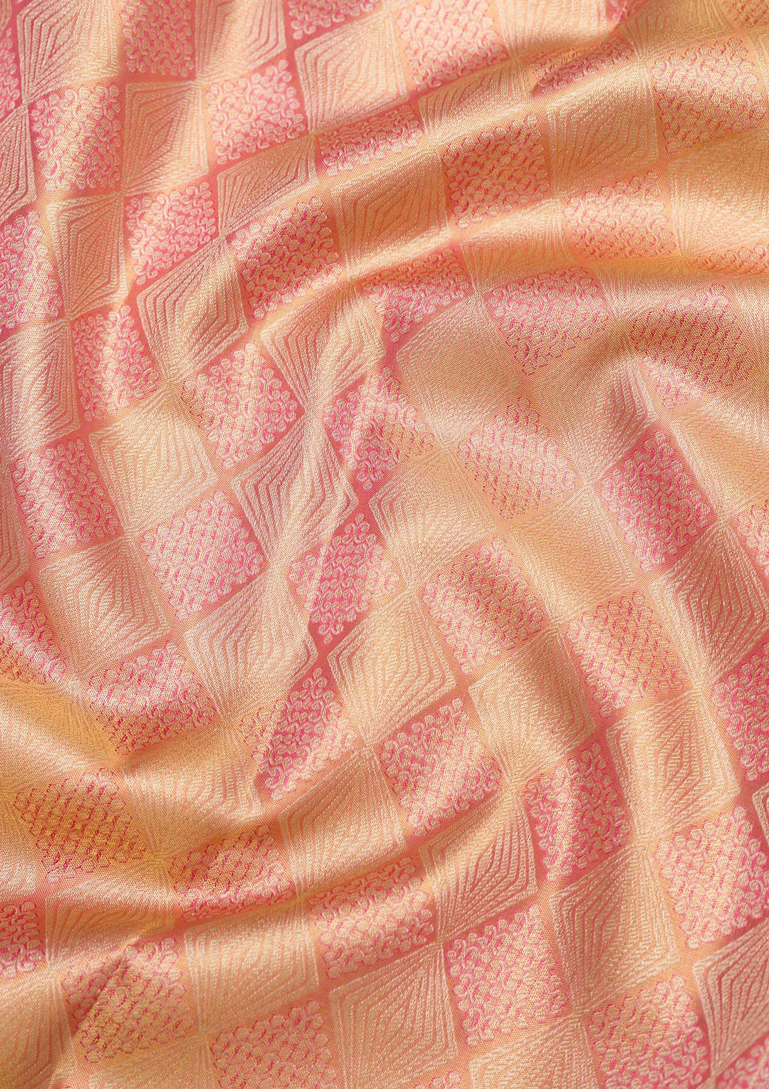 Pink Zariwork Pure Silk Saree
