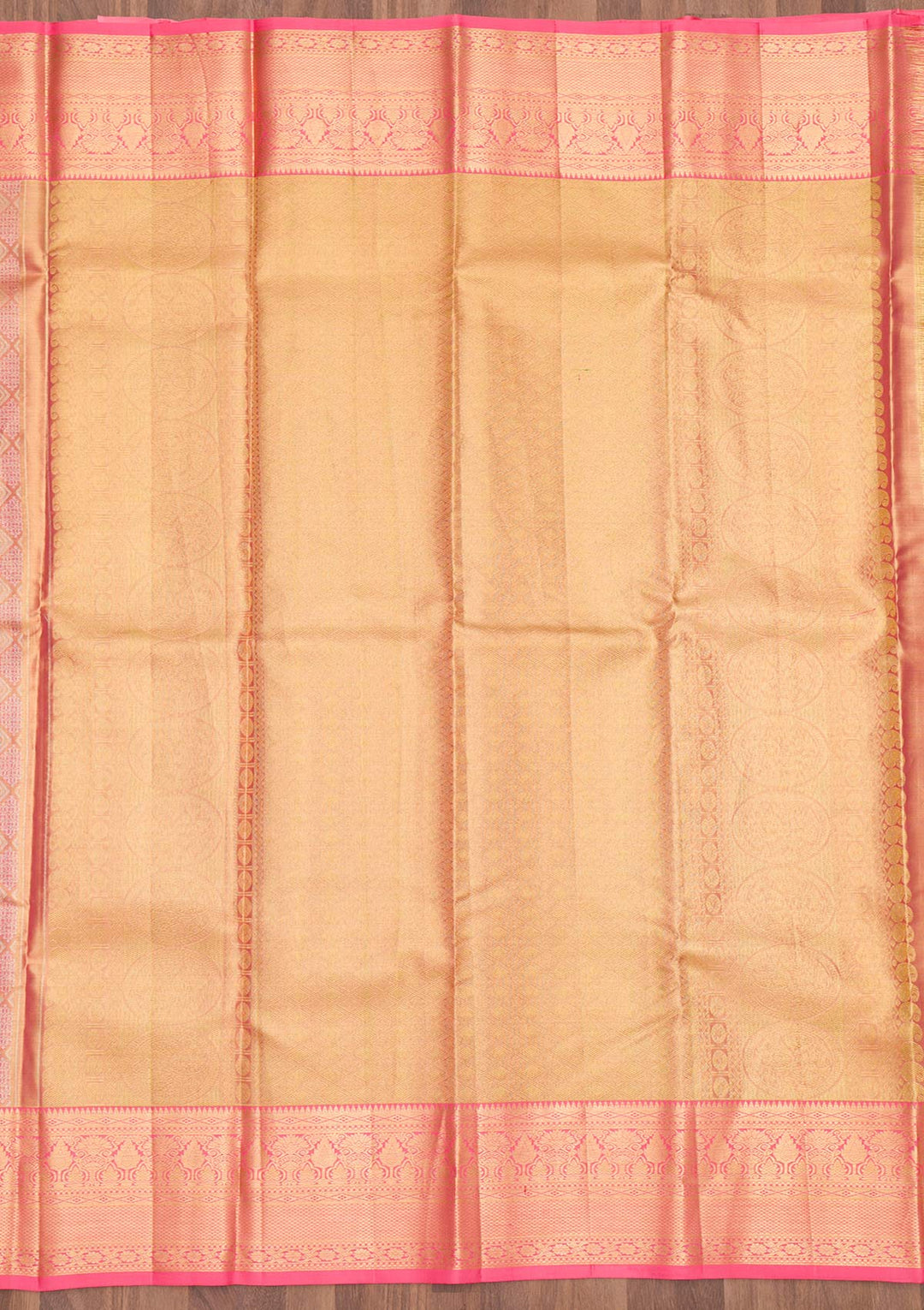 Pink Zariwork Pure Silk Saree