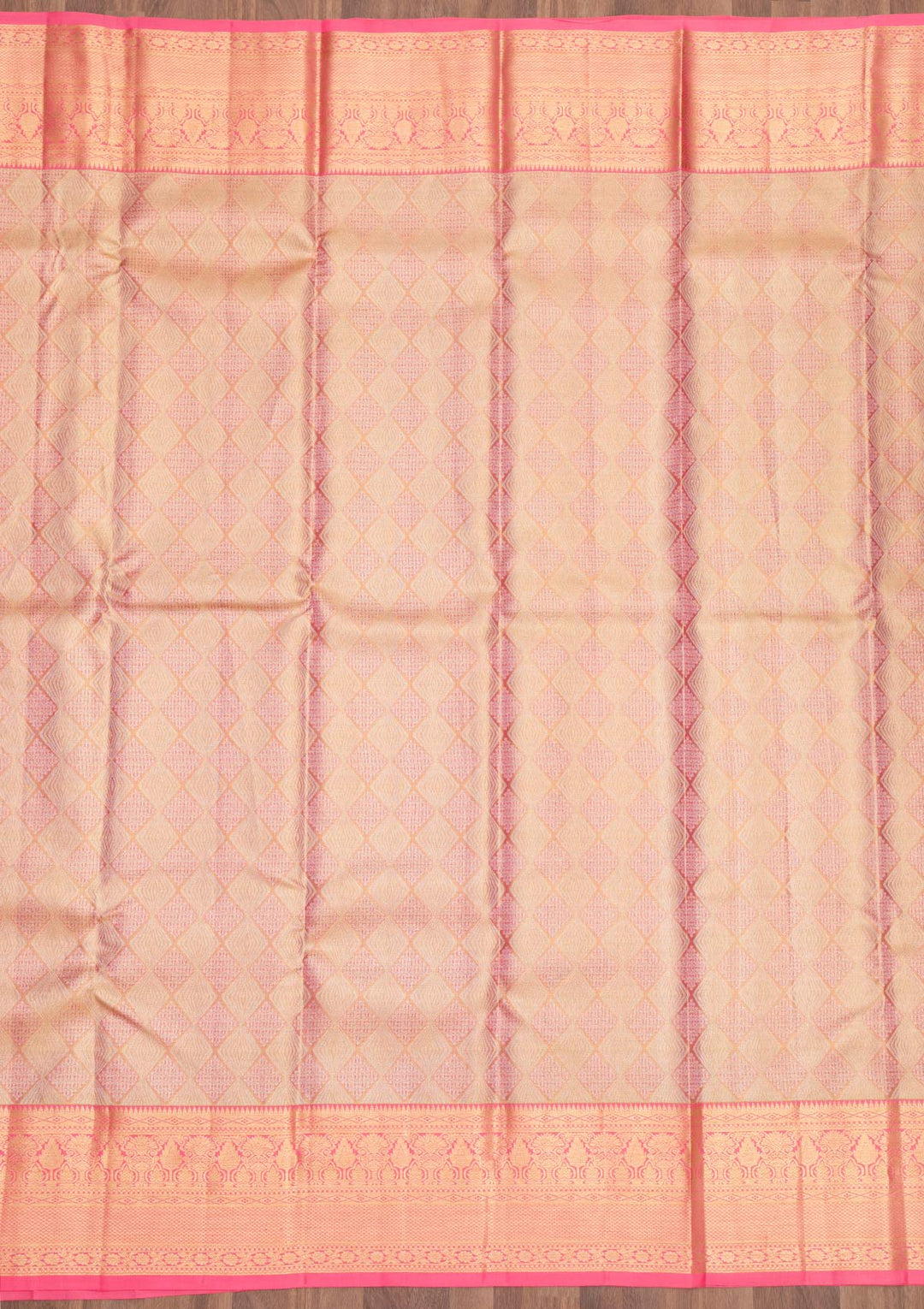Pink Zariwork Pure Silk Saree