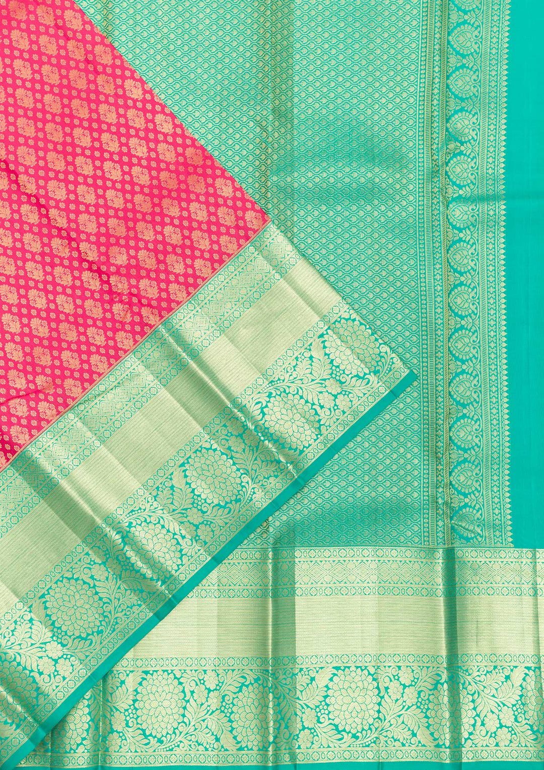 Pink Zariwork Kanjivaram Pure Silk Saree