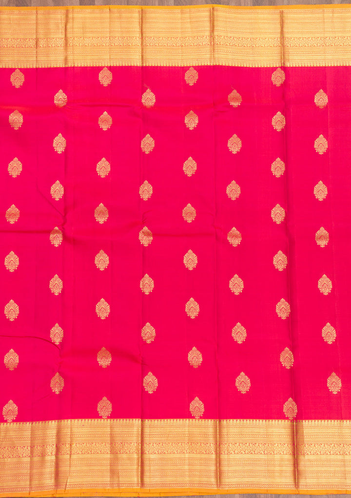 Pink Zariwork Banarasi Pure Silk Saree