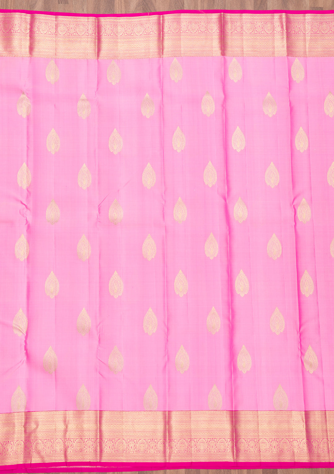 Pink Zariwork Kanjivaram Pure Silk Saree