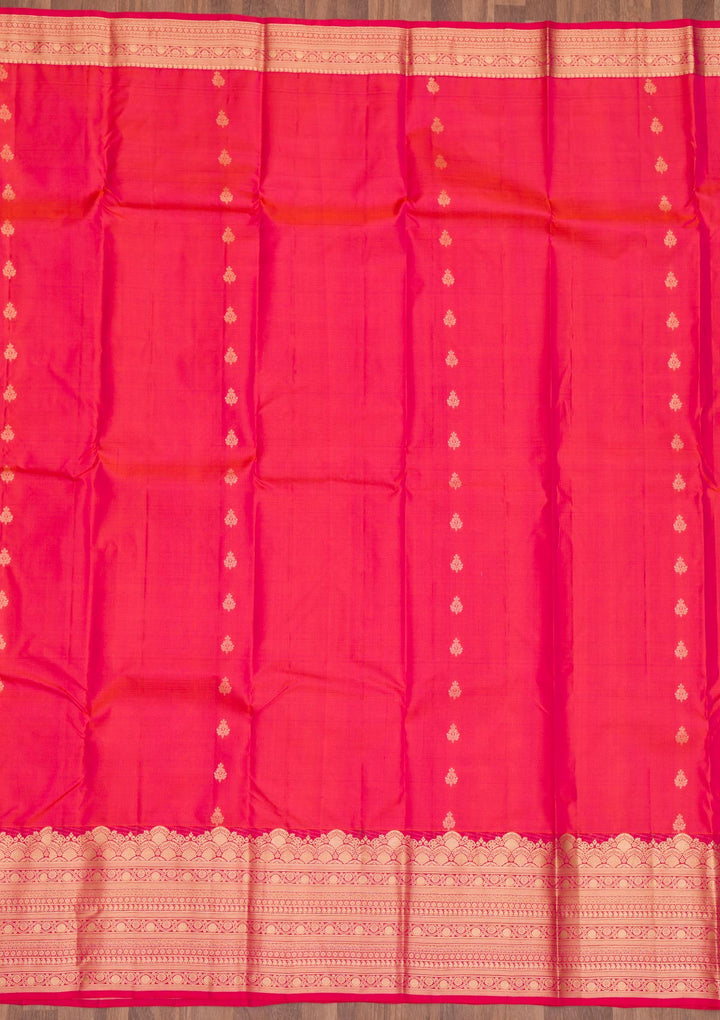 Pink Zariwork Pure Silk Saree
