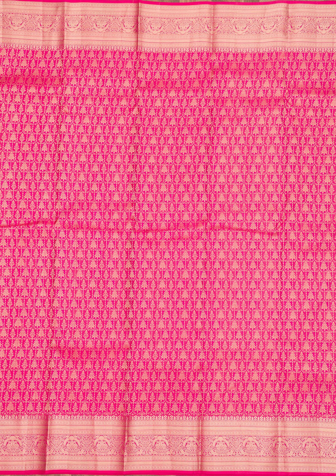 Pink Zariwork Pure Silk Saree