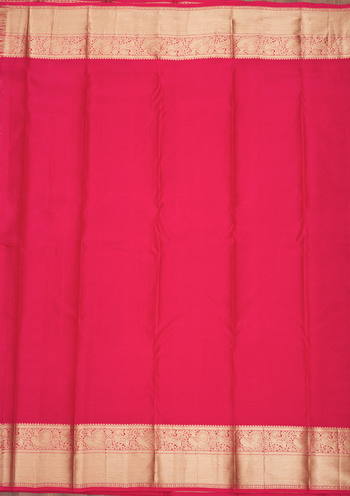 Pink Zariwork Pure Silk Saree