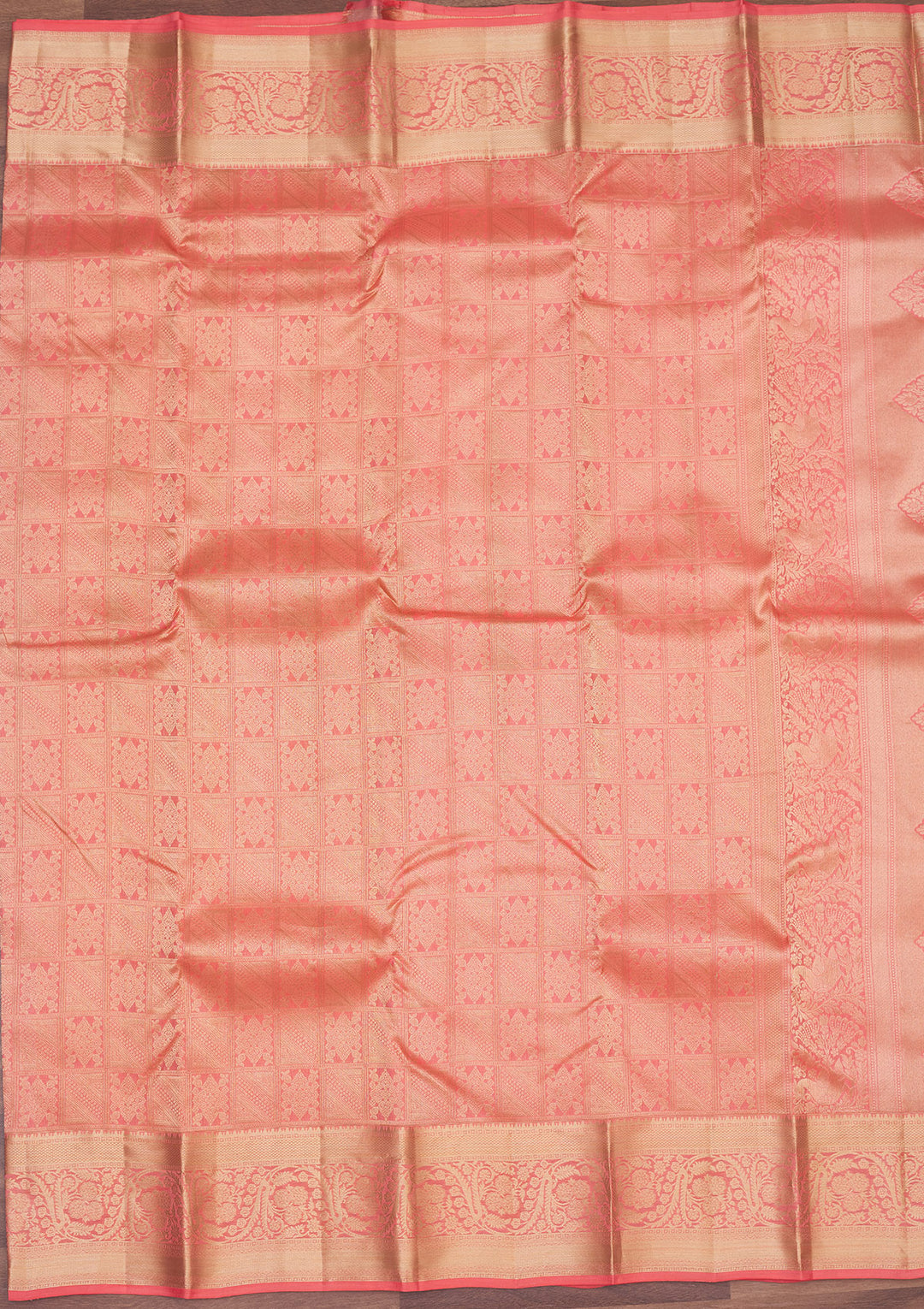 Pink Zariwork Pure Silk Saree