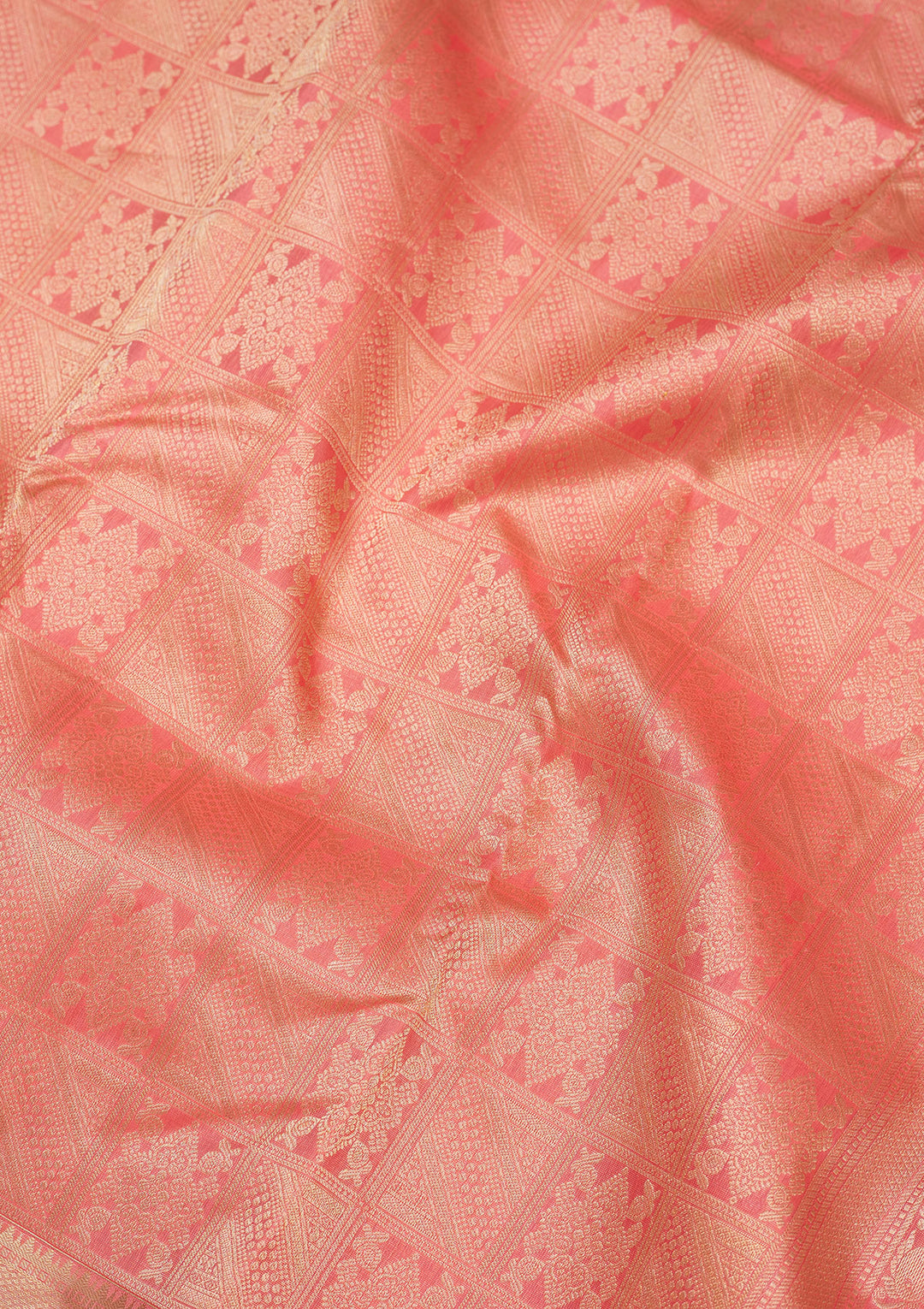 Pink Zariwork Pure Silk Saree