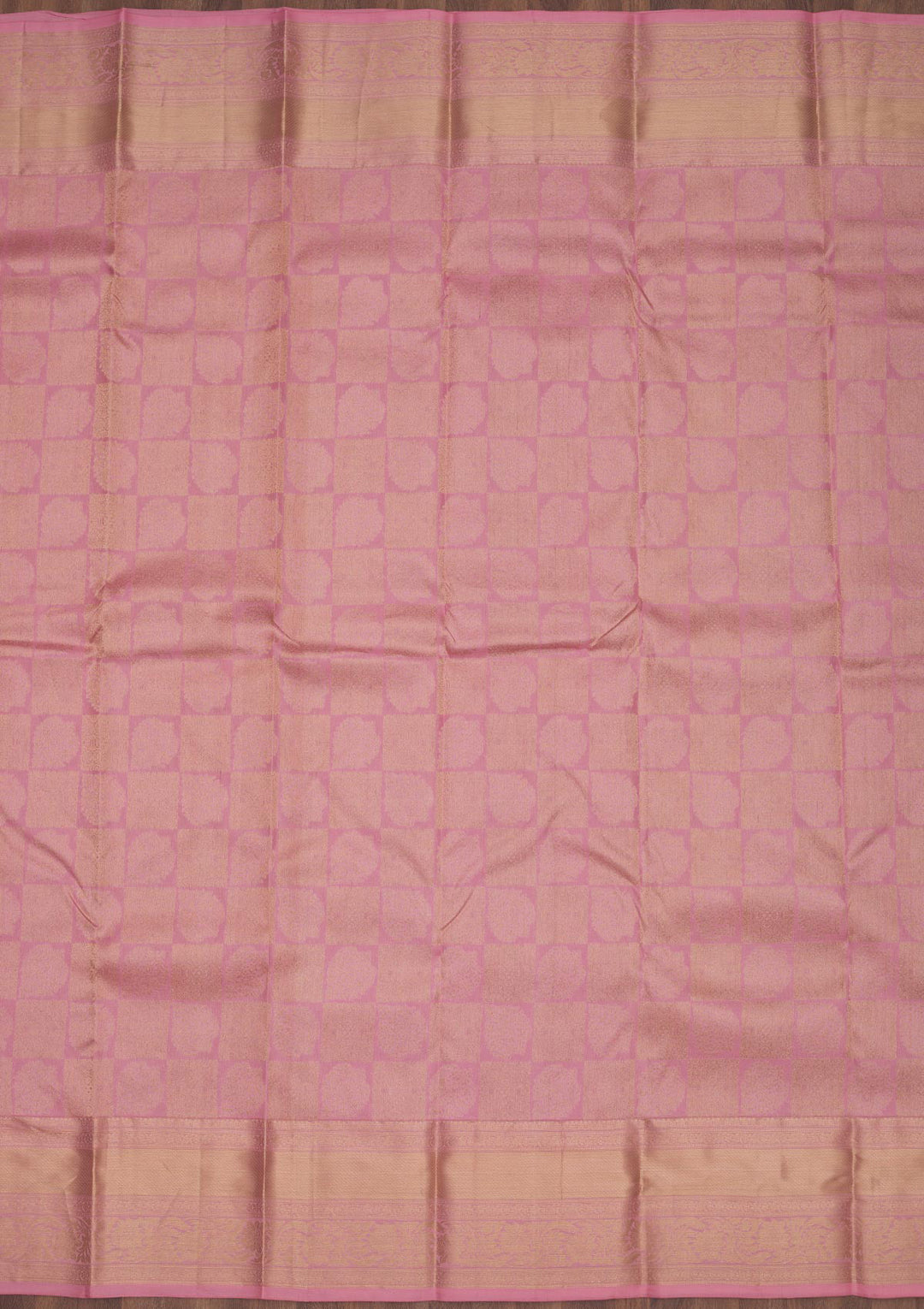 Pink Zariwork Pure Silk Saree