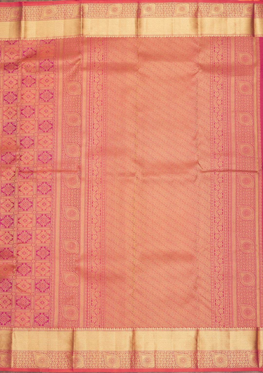 Pink Zariwork Pure Silk Saree