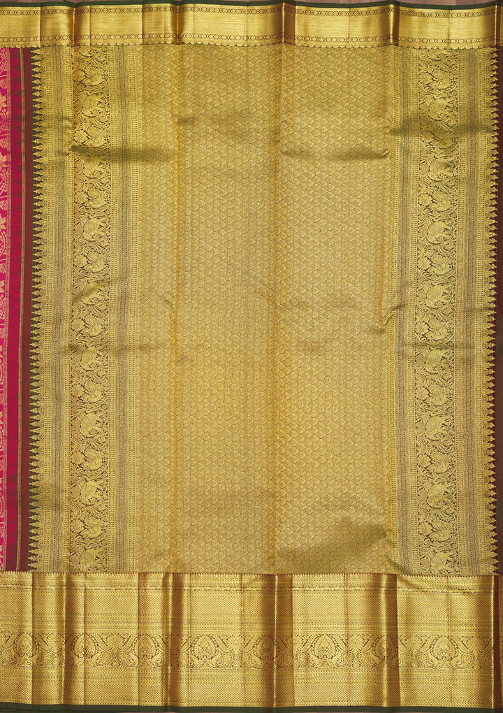 Pink Zariwork Pure Silk Saree