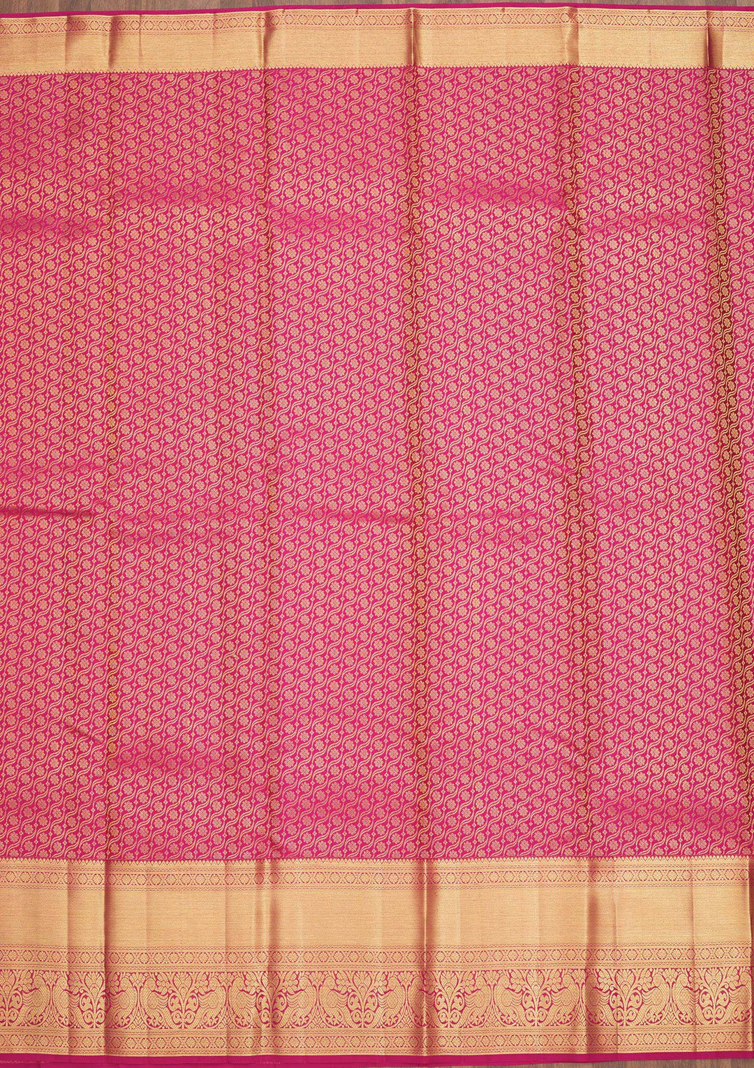 Pink Zariwork Pure Silk Saree