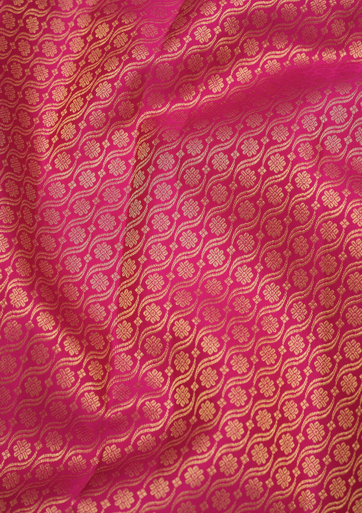 Pink Zariwork Pure Silk Saree