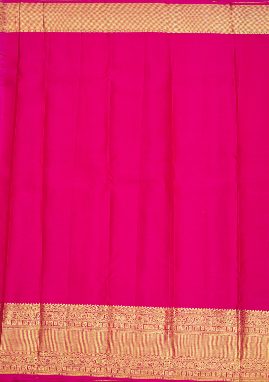 Pink Zariwork Pure Silk Saree